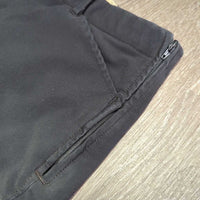 Side Zip Hvy Breeches *gc/fair, hairy velcro, faded, snags, v.pilly lining, v.thin & holey ankles, o lder
