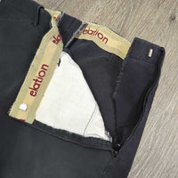 Side Zip Hvy Breeches *gc/fair, hairy velcro, faded, snags, v.pilly lining, v.thin & holey ankles, o lder
