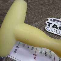 Plastic Mullen Mouth D Ring Bit *vgc, clean, mnr chews & scrapes
