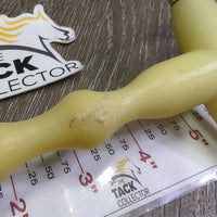 Plastic Mullen Mouth D Ring Bit *vgc, clean, mnr chews & scrapes
