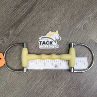 Plastic Mullen Mouth D Ring Bit *vgc, clean, mnr chews & scrapes
