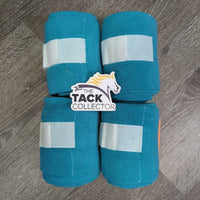 4 Fleece Polo Wraps *gc, clean, pilly edges, clumpy

