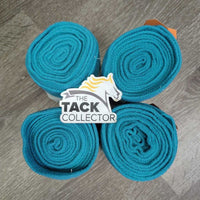 4 Fleece Polo Wraps *gc, clean, pilly edges, clumpy
