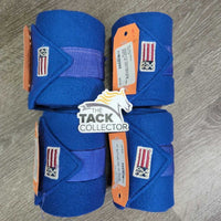 4 Thick Fleece Polo Wraps *vgc, clean, mnr hair & rubs
