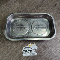Metal Magnetic Cork Tray *gc, clean, scratches & scuffs, marker
