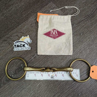 Med Thick French Link Loose Ring Bit, Lozenge, bag, tag *vgc, clean, stains, rubs, scuffs, older

