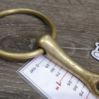 Med Thick French Link Loose Ring Bit, Lozenge, bag, tag *vgc, clean, stains, rubs, scuffs, older
