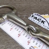 Thick Hvy Eggbutt Snaffle Bit *vgc/gc, clean, stains, scratches, scuffs, loose joints, older

