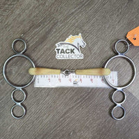 3 Ring Plastic Elevator Gag Bit *gc, clean, older, mnr chews, stains, scuffs, scrapes & rough
