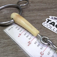 3 Ring Plastic Elevator Gag Bit *gc, clean, older, mnr chews, stains, scuffs, scrapes & rough
