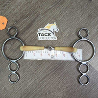 3 Ring Plastic Elevator Gag Bit *gc, clean, older, mnr chews, stains, scuffs, scrapes & rough
