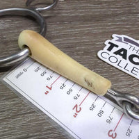 3 Ring Plastic Elevator Gag Bit *gc, clean, older, mnr chews, stains, scuffs, scrapes & rough
