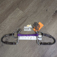 Thin Mullen Mouth Pelham Bit, chain, Soft Converters *xc, clean, mnr scratches
