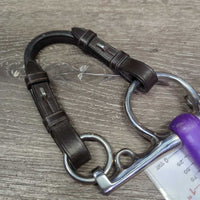 Thin Mullen Mouth Pelham Bit, chain, Soft Converters *xc, clean, mnr scratches
