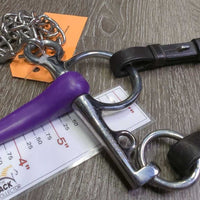 Thin Mullen Mouth Pelham Bit, chain, Soft Converters *xc, clean, mnr scratches
