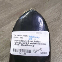 Dandy Brush, handle *gc/vgc, bent & squished bristles, clean
