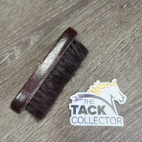 Soft Hair Face Brush *gc, bent & loose bristles, clean, residue, stickers
