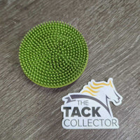 v.fine soft Bristle Round Face Thick Curry, top handle *vgc/xc, clean, rubs
