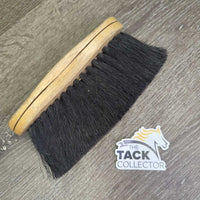 Long Bristle Dandy Brush *gc/fair, mnr bent bristles, dirt & stains, marker, scrapes?chewed
