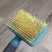 Stiff Plastic Bristle Dog - Cat Grooming Brush *vgc, clean, mnr bent bristle
