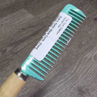 Metal Mane Comb, Wood Handle *vgc, mnr dirt
