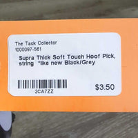 Thick Soft Touch Hoof Pick, string *like new
