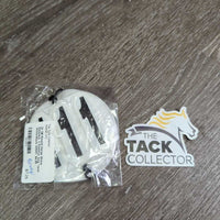 2x 3# Round Horse Show Numbers, 2 Elastics, bag *new
