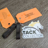 2 Leather Bit Keepers, single stitch *vgc, clean, mnr edge rubs
