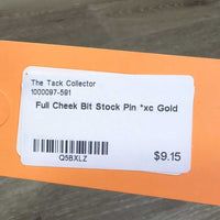 Full Cheek Bit Stock Pin *xc
