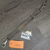 Hvy Nylon Tail Strap, adjustable, hvy snaps *gc/fair, loose snaps, rubs, stains, dirty, rust
