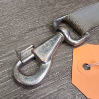 Hvy Nylon Tail Strap, adjustable, hvy snaps *gc/fair, loose snaps, rubs, stains, dirty, rust
