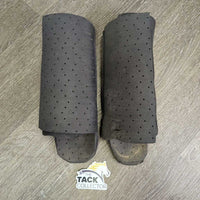 4 Closed Hard Foam "Porter Boot" Leg Guards, Mesh Bag *gc/vgc, clean & dirty, trimmed edges
