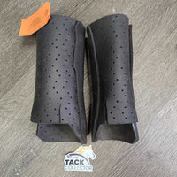 4 Closed Hard Foam "Porter Boot" Leg Guards, Mesh Bag *gc/vgc, clean & dirty, trimmed edges
