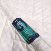 Quilt Dressage Pad *gc, clean, pills, mnr rubs, hair, puckers, stains
