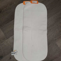 Pr Thin Fleece No Bow Leg Quilts *gc, clean, thin spots, puckers, mnr stains
