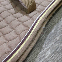 Quilt Jumper Pad *gc, clean, pilly, faded, mnr rubs, stains, unstitched, threads
