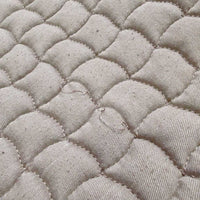 Quilt Jumper Pad *gc, clean, pilly, faded, mnr rubs, stains, unstitched, threads
