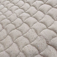 Quilt Jumper Pad *gc, clean, pilly, faded, mnr rubs, stains, unstitched, threads
