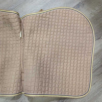 Quilt Jumper Pad *gc, clean, pilly, faded, mnr rubs, stains, unstitched, threads
