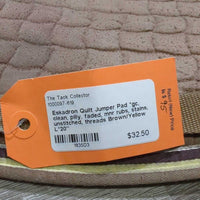 Quilt Jumper Pad *gc, clean, pilly, faded, mnr rubs, stains, unstitched, threads
