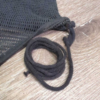 Light Mesh Crochet Fly Veil Ear Bonnet, string *gc, clean, faded, stain, rubs, hair, curled edges, older
