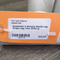 4 Stretchy Elastic Leg Wraps, bag *new

