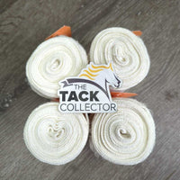 Thick Cotton - Canvas Leg Wraps, velcro *vgc/xc. clean, rubs, pills, threads, stains

