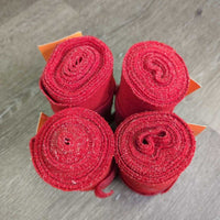 4 Stretchy Leg Wraps *gc, clean, snags, pilly edges, threads, older, snags, rubs, pills
