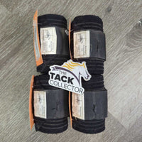 4 Stretchy Exercise Leg Wraps *gc,faded, rubs, pills, snags, threads, hair, dirt, older
