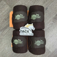 4 Fleece Polo Wraps, bag *gc, clean, clumpy, older, hairy
