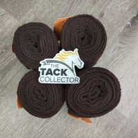 4 Fleece Polo Wraps, bag *gc, clean, clumpy, older, hairy
