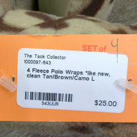 4 Fleece Polo Wraps *like new, clean
