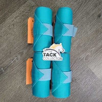 4 Stretchy Leg Wraps *vgc, clean, mnr stains, pilly edges & hair
