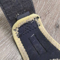 Bi-Polar Magnet Fetlock - Hind Boots, velcro, bag *gc, clean, hairy, stains, rubs, frays, unstitched velcro, older
